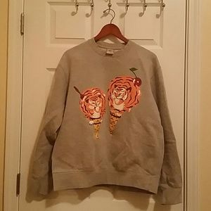 Ice Cream Tiger Cones and Bones crewneck