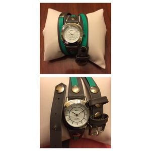LA MER Collection Double Belt Watch