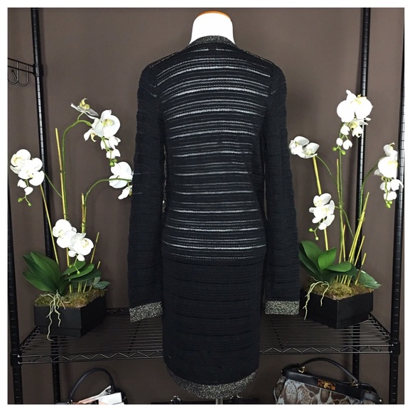 LOUIS VUITTON DUSTER CARDIGAN METALLIC SWEATER - Picture 4 of 4