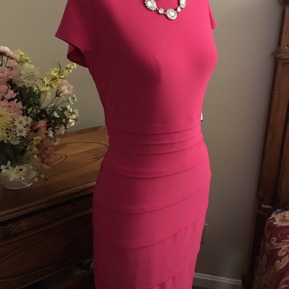 Joseph Ribkoff Duchess Pink Dress - Picture 2 of 4