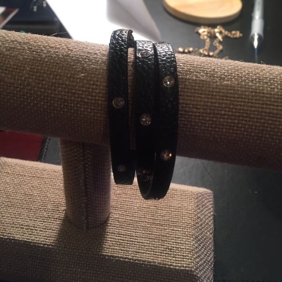 Black wrap bracelet