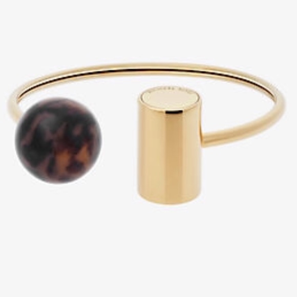 Brand NWOT MK Gold-Tone and Tortoise Acetate Cuff