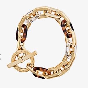 Brand NWOT Gold-Tone Toggle Bracelet