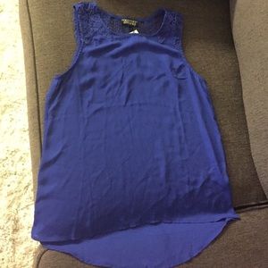 Blue blouse tank.