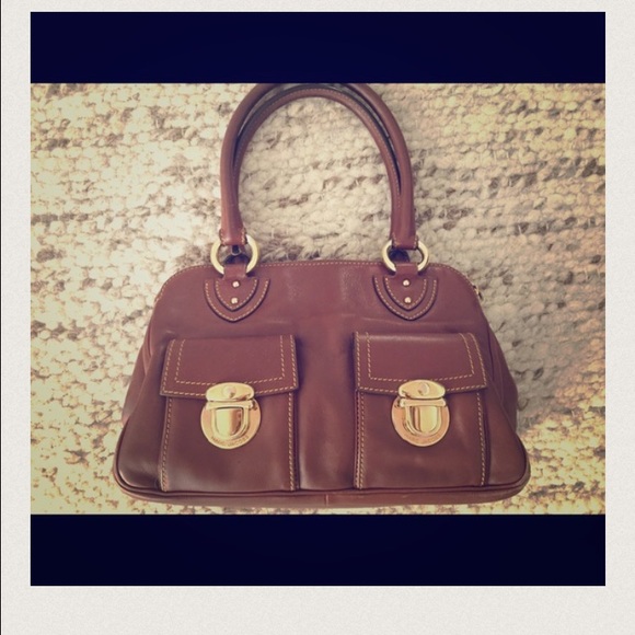 Marc jacobs Blake calf leather satchel