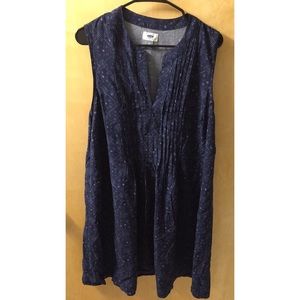 Navy Shift Dress - XL
