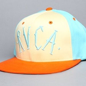 RVCA Twist Teal & Orange Snapback