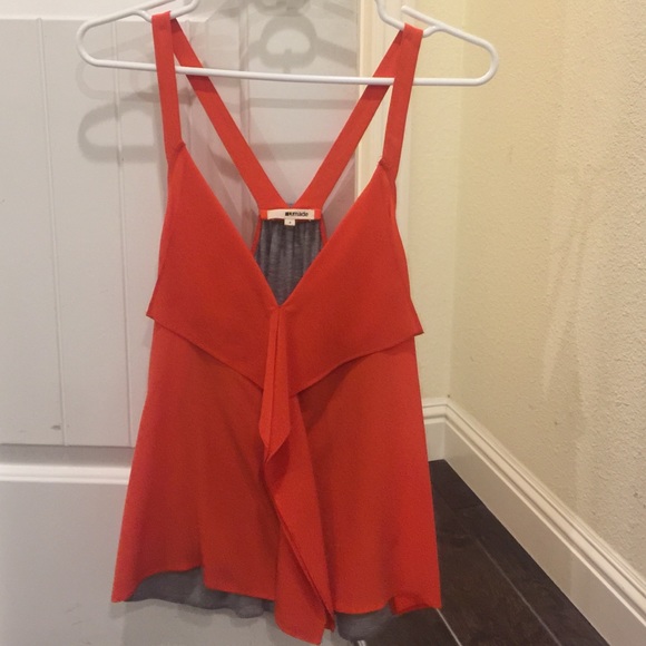 Orange tank top