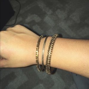 gold bangles (3)