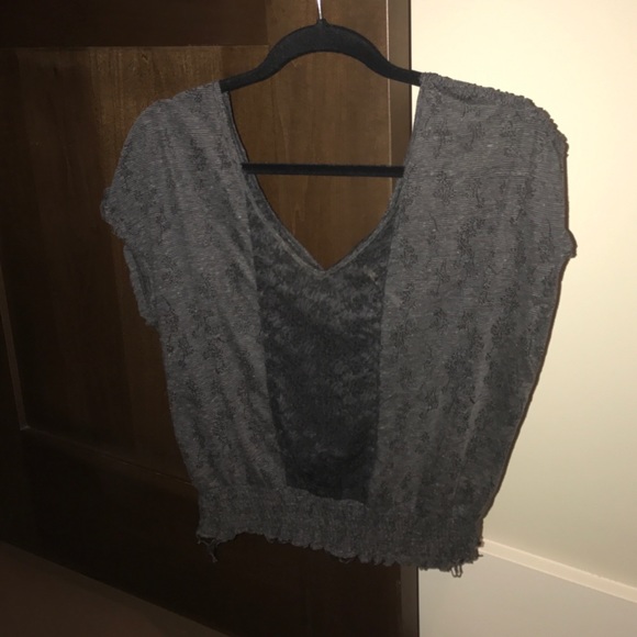 Super trendy cute free people lace crop top