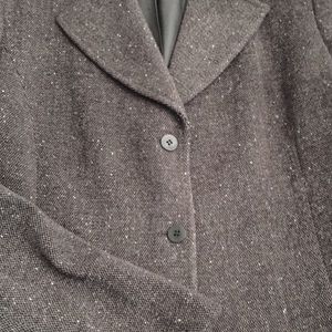 Lafayette Tweed Jacket/sz10/Army Green-Like New