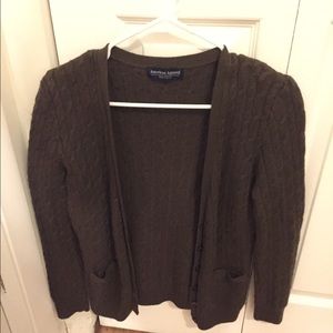 American Apparel Forest Green Cardigan