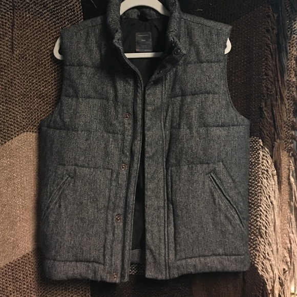 Men's Grey Winter Wool Vest