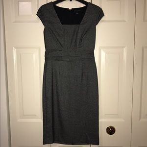 Banana Republic pencil pleated dress