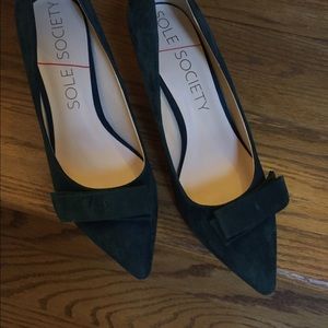 Sole Society Suede Kitten Heels NEVER WORN!!!