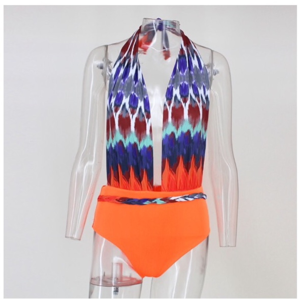 NEW! Backless, Halter Monokini - Picture 3 of 8