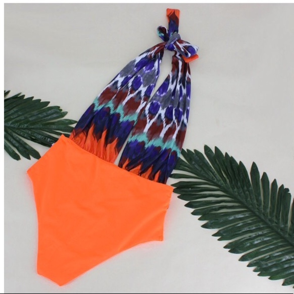 NEW! Backless, Halter Monokini - Picture 7 of 8