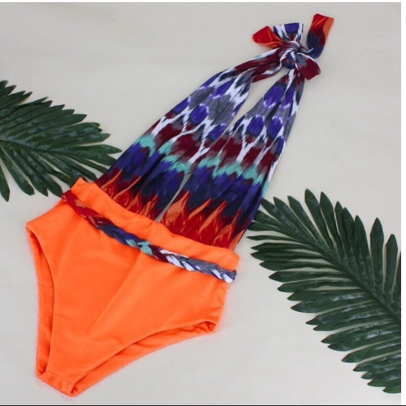 NEW! Backless, Halter Monokini - Picture 6 of 8