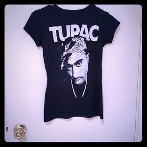 2pac Tupac shakur juinors Tshirt size Small