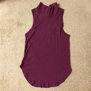 Burgundy halter top