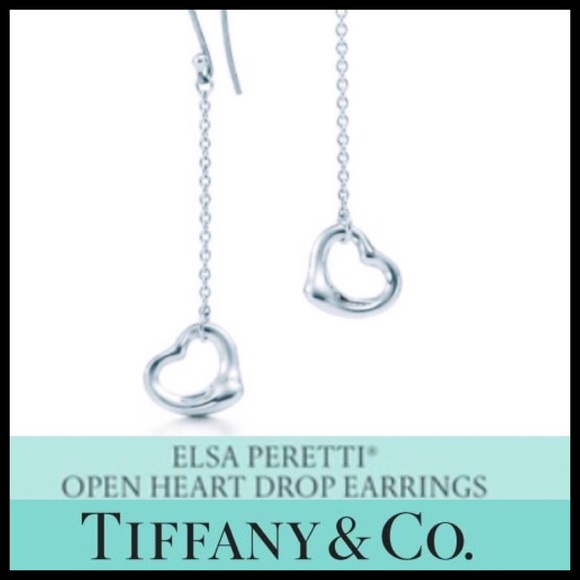 Elsa Peretti open heart drop earrings. BRAND new