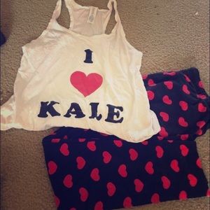 I ❤️ KALE pjs