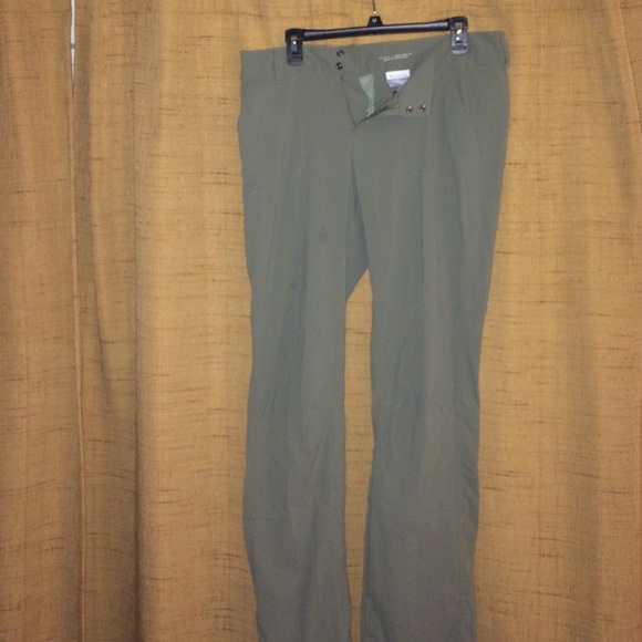Columbia olive green trail pants