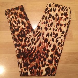 LuLaRoe OS leopard leggings