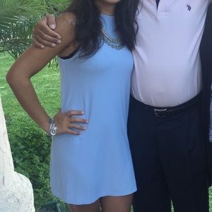 Topshop baby blue dress