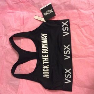 Rock the runway black Victoria's Secret sports bra