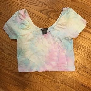 Tie dye crop top