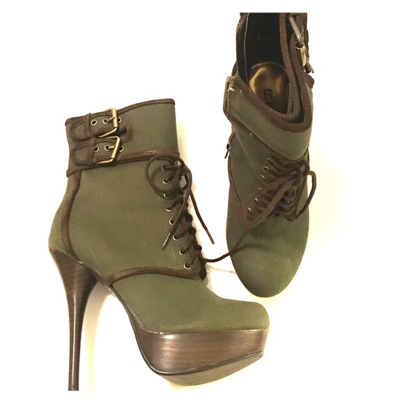 Bakers Shoes - Bakers Olive Green Boots