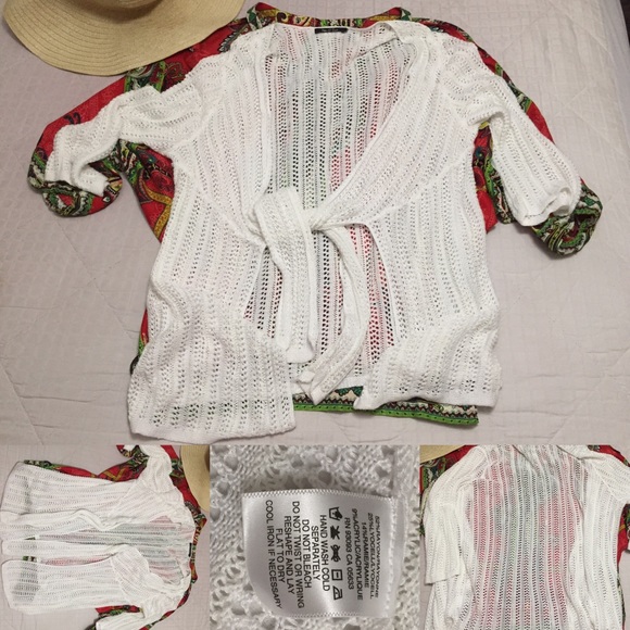 🎉SOLD!🎉 Nic and Zoe sweater size M open cardigan