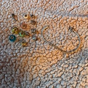Pandora charm bracelet. Charms optional