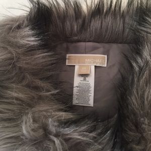 Michael Kor faux fur muffler scarf