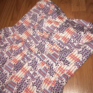 Tribal print short dress