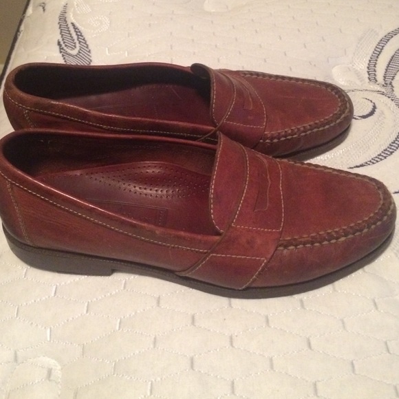 Brown loafers