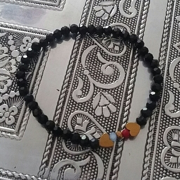 Bracelet crystal and hematite