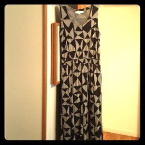 Loft Geometric Print Dress