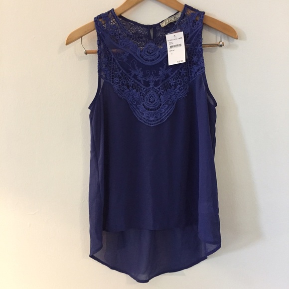 Chloe K Tops - CHLOE K Nordstrom high-low embroidered top