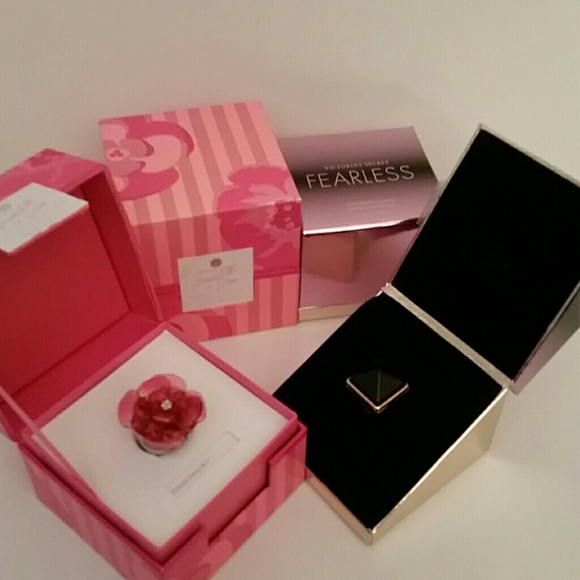 Victorias secret fragrance rings set of 4 NIB