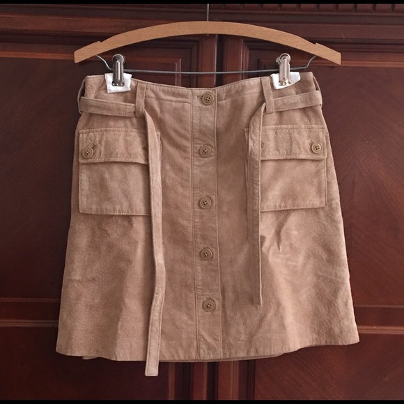 Suede Skirt-EUC