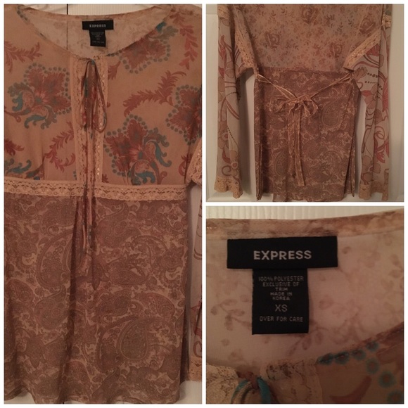 3for15$🔷🌀2pc. Express blouse. Cami included. Sz. XS