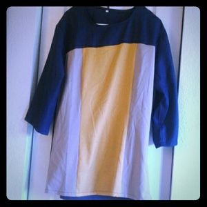 Navy blue blouse