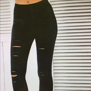 ⬇️year end clearance High waisted ripped leggings