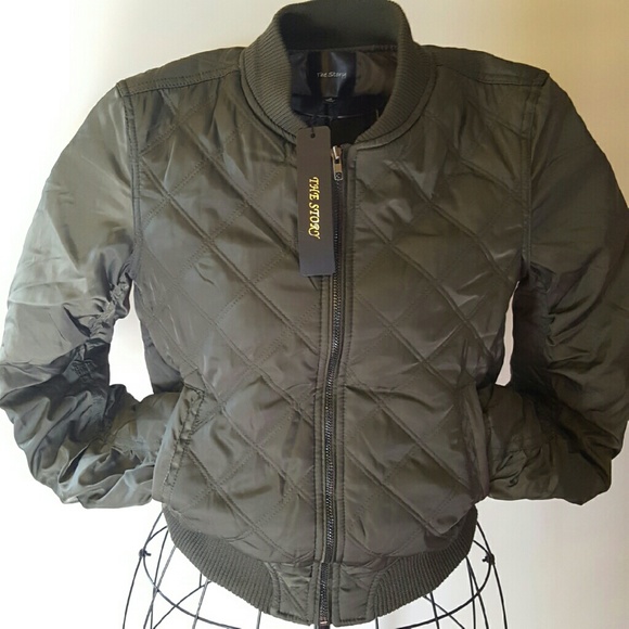 ☇SALE☇Olive Green Bomber Jacket - Picture 2 of 4