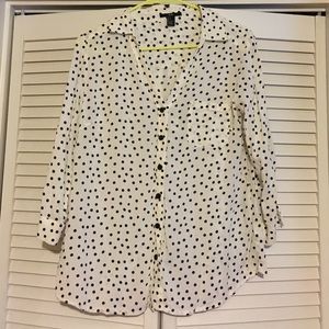 Forever 21 Polka Dot Blouse!