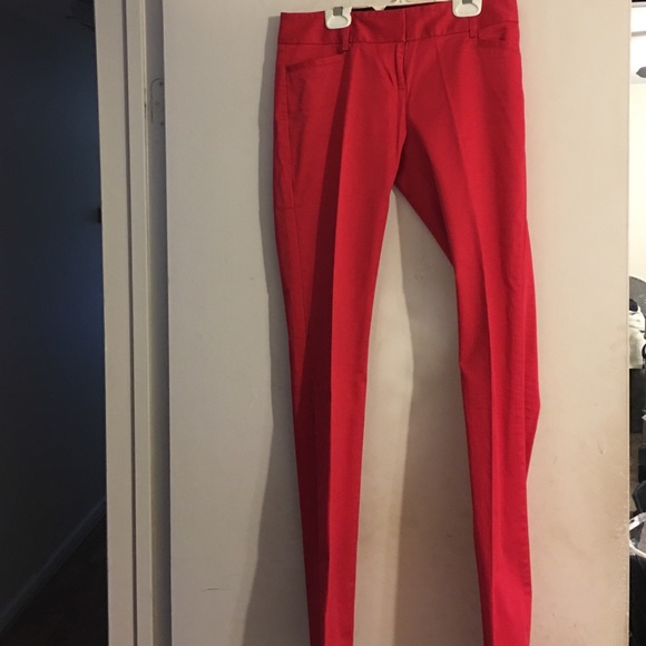 Express Red Columnist slacks