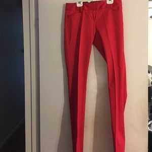 Express Red Columnist slacks