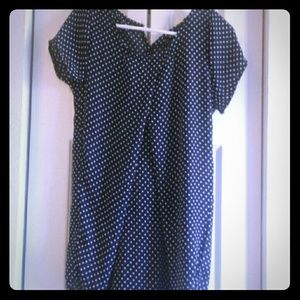 Dark blue blouse